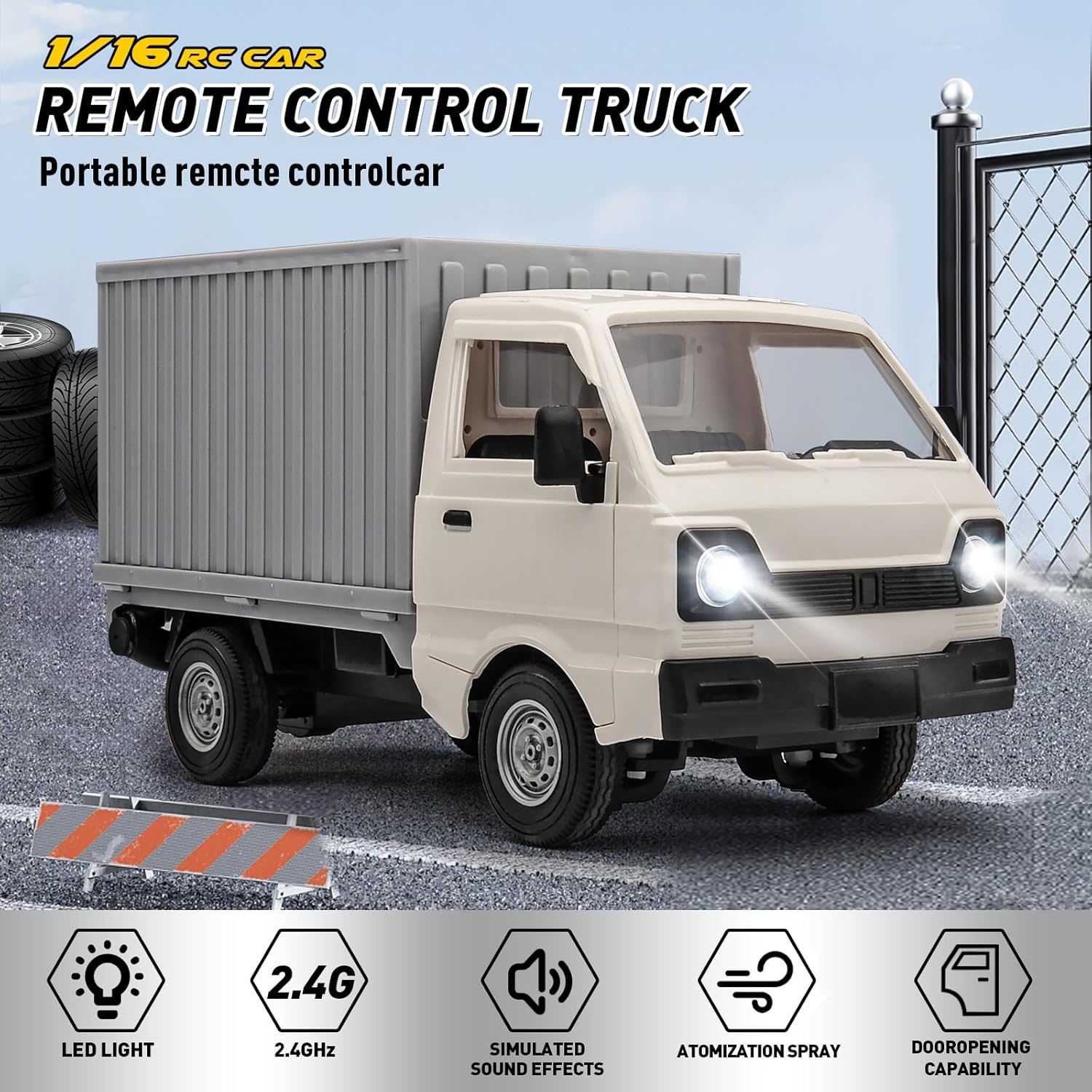 Drone Lidi Rc - Truk RC KF21 1:16 2.4GHZ Mobil