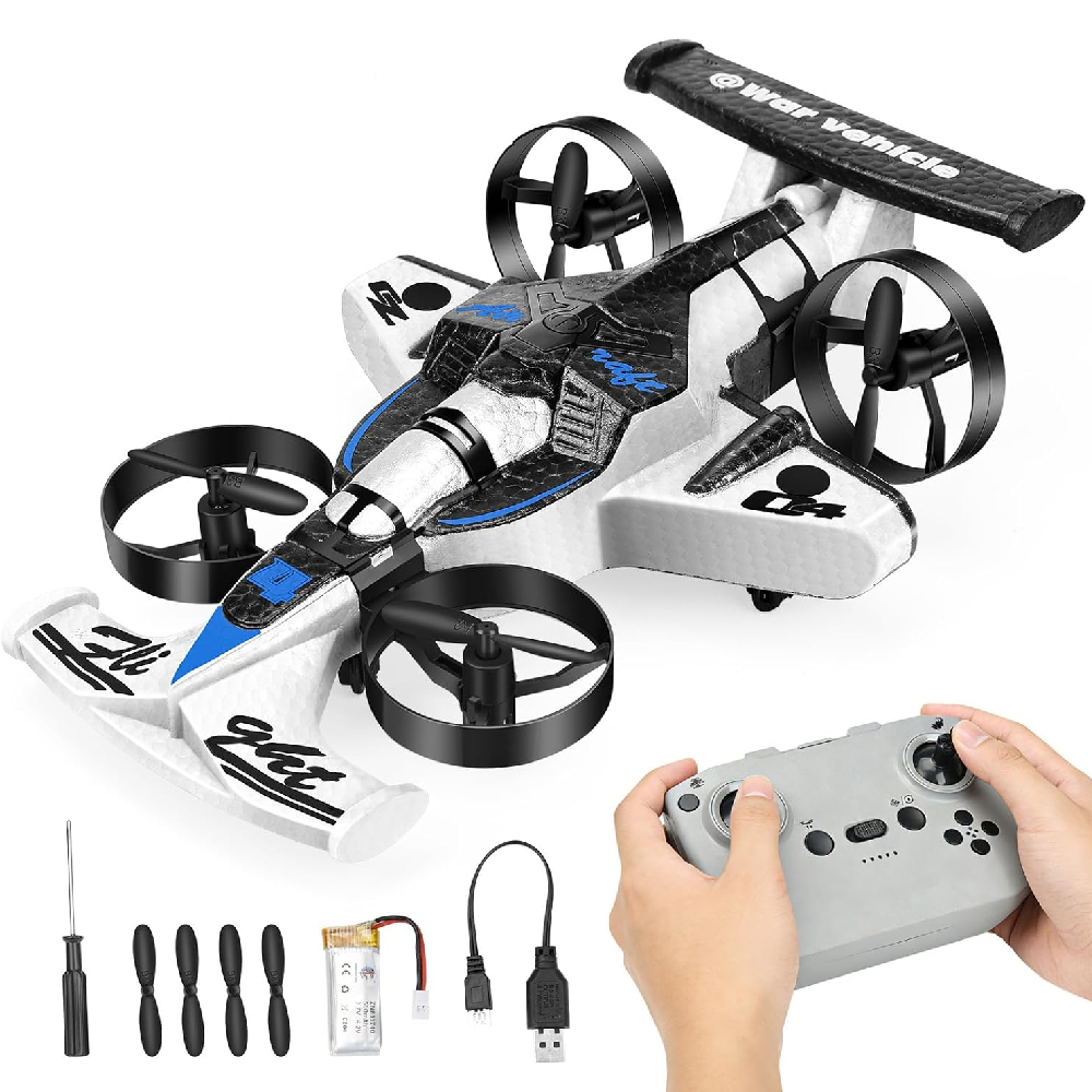 Rc Drone And Flying Car - 1SET Mobil Remote Control dan Drone