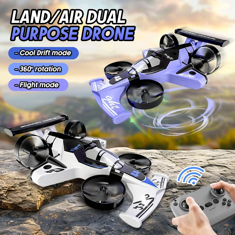 Rc Drone And Flying Car - 2 IN 1 Remote Control Quadcopter