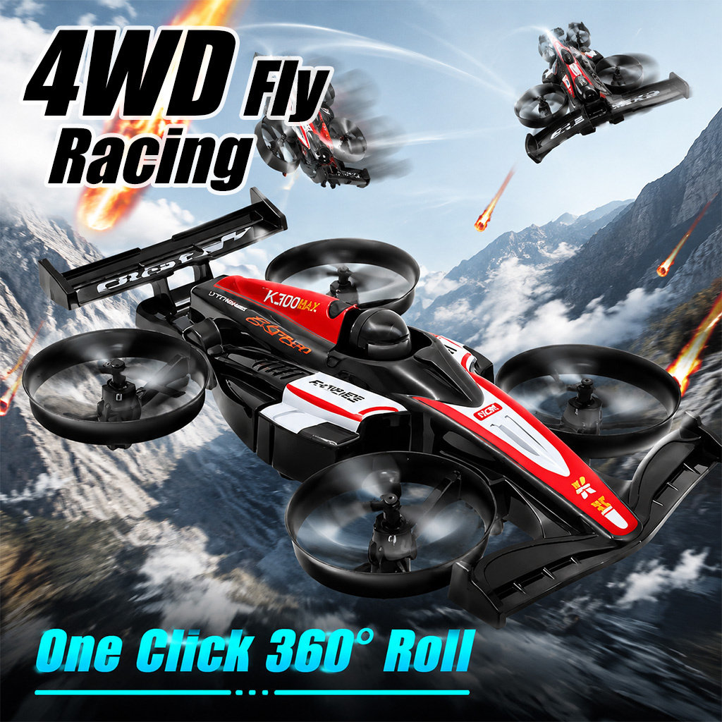 Rc Drone And Flying Car - Mobil Terbang Mini Rc 2.4G Remote