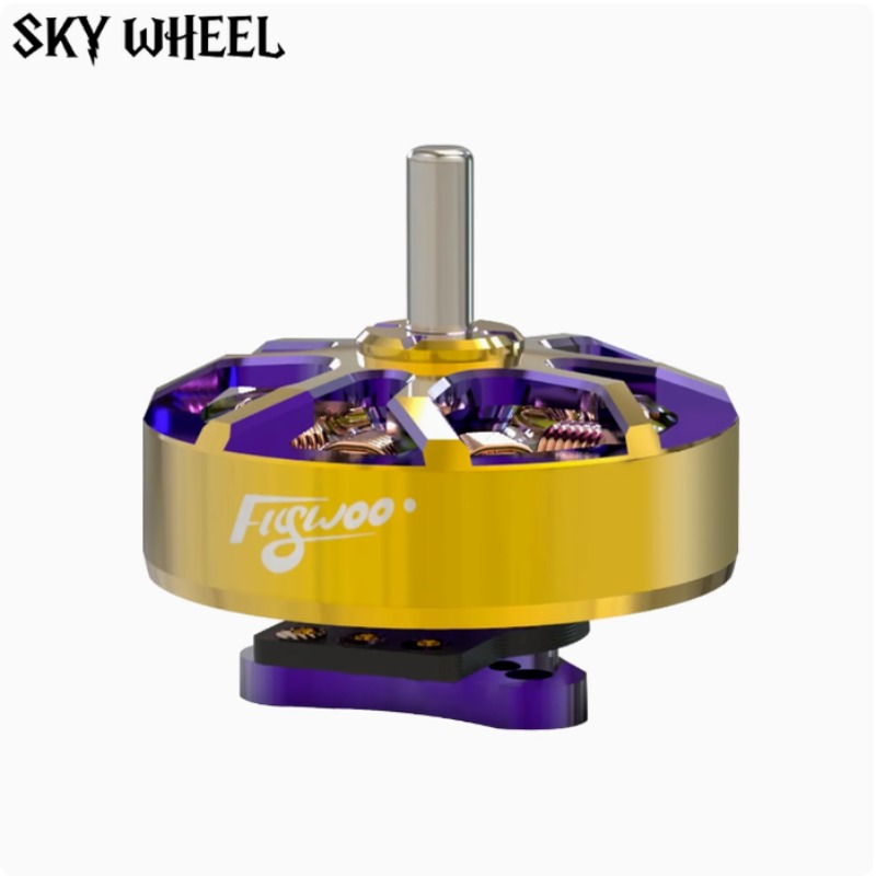 Drone Rc Y Series - FLYWOO ROBO Motor 1-2S Ungu Emas