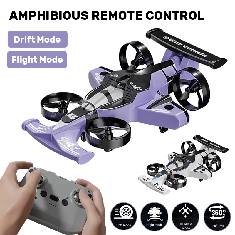 Rc Drone And Flying Car - Drone RC 6ch Mode Ganda Darat