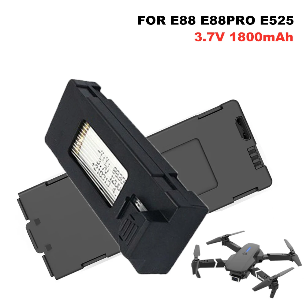 Drone Rc Game - Baterai Drone E88 3.7V 1800mAh Baterai