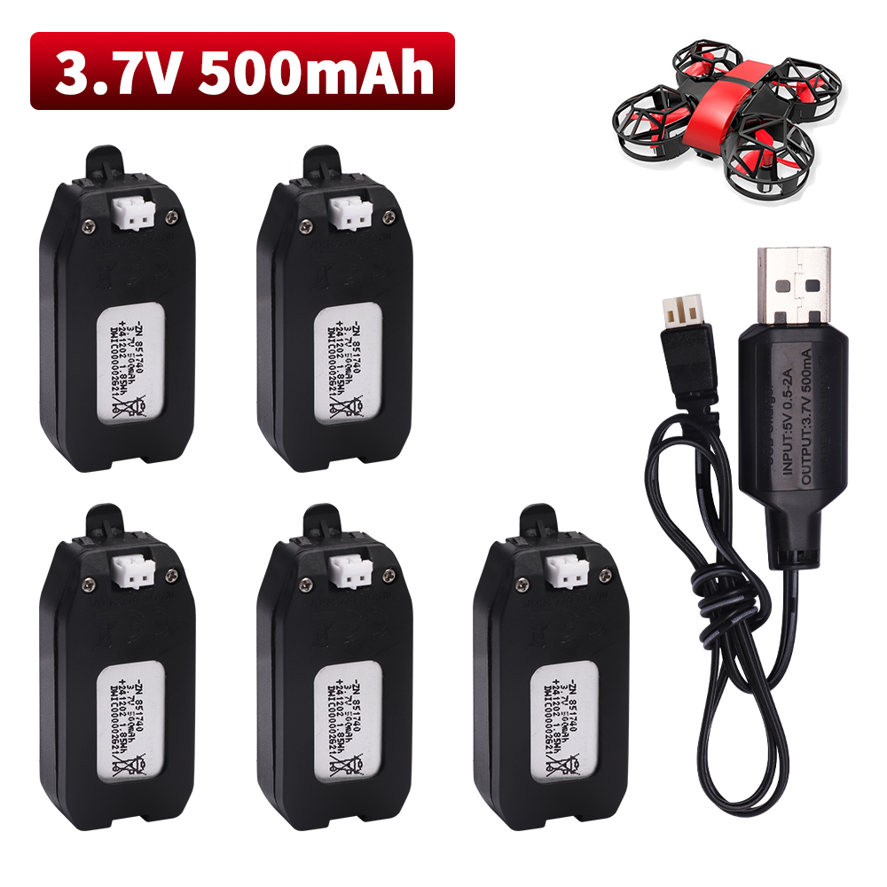 Drone Rc Accessories - Baterai Lithium 3.7V 500MAh untuk NH330
