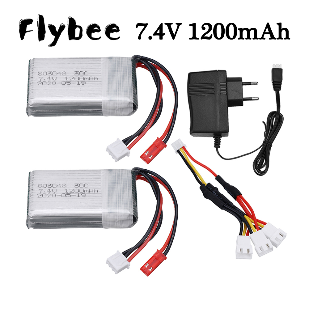 Drone Mjx Rc - Baterai 7.4V 1200mAh untuk MJX X101
