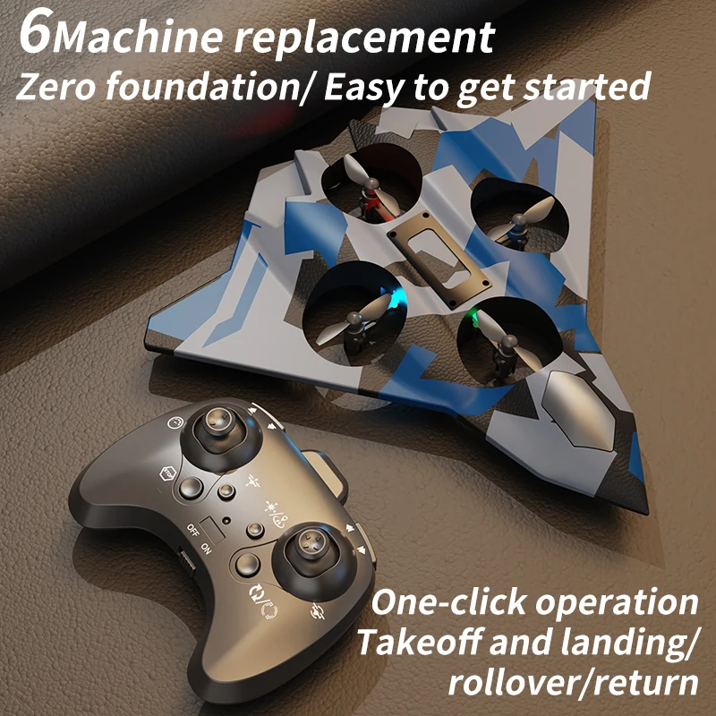 Drone Rc Game - Pesawat Rc 6Ch Berbahan Busa, Remote