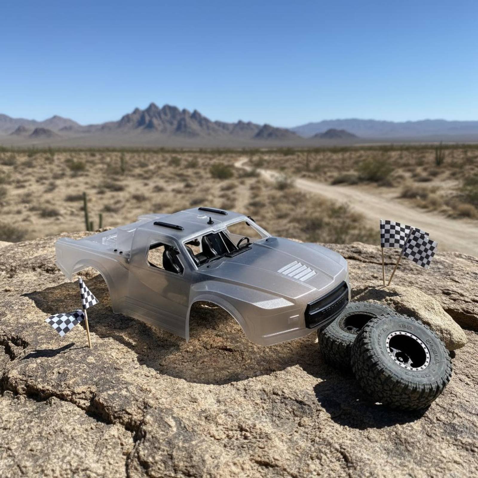 Rc Car Body Shell - Cangkang bodi truk RC 1:10, mudah