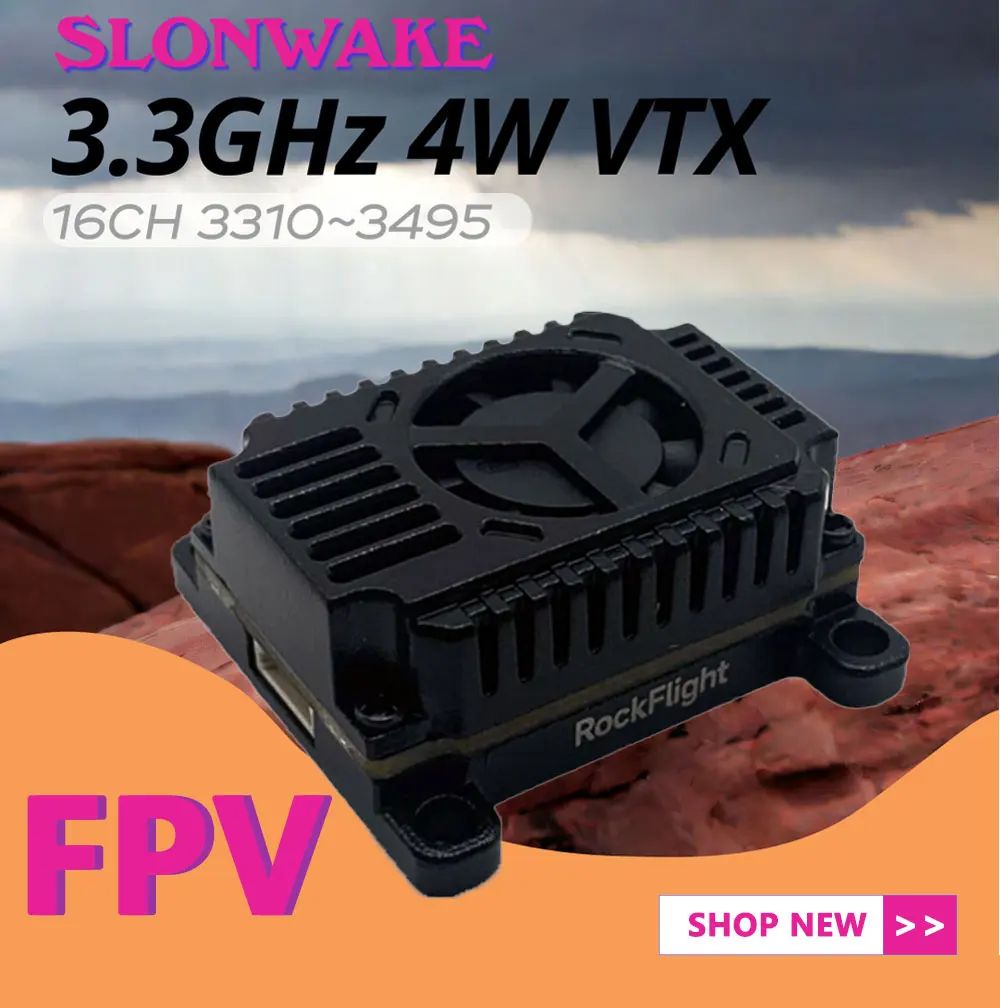 SLONWAKE FPV 3.3G 16CH 4000mW  - Drone Rc Controller ulasan dan harga