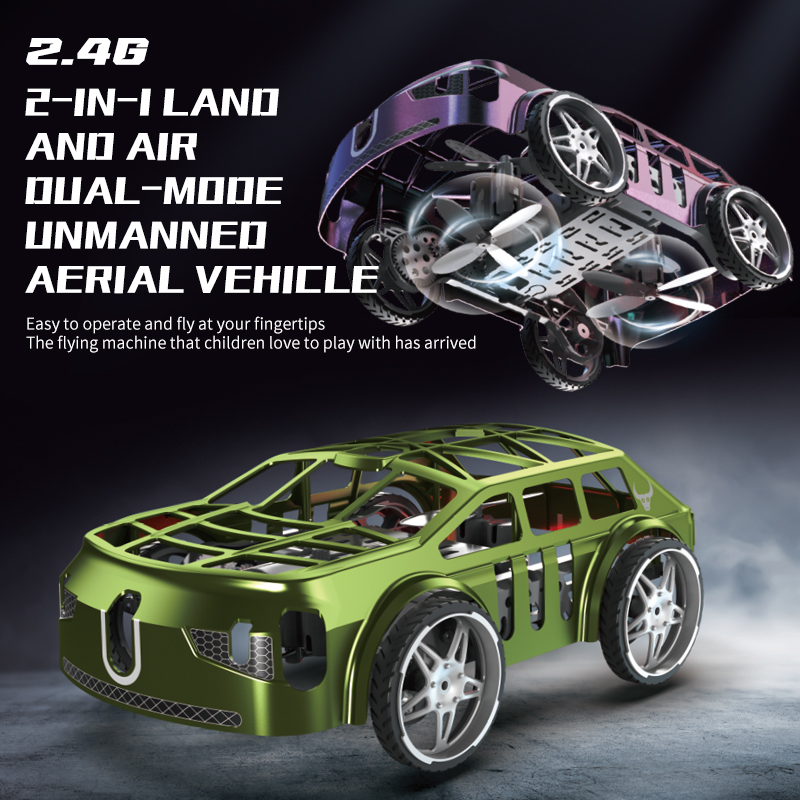 Drone RC 2 In 1 Drone Remote C - Rc Drone And Flying Car ulasan dan harga