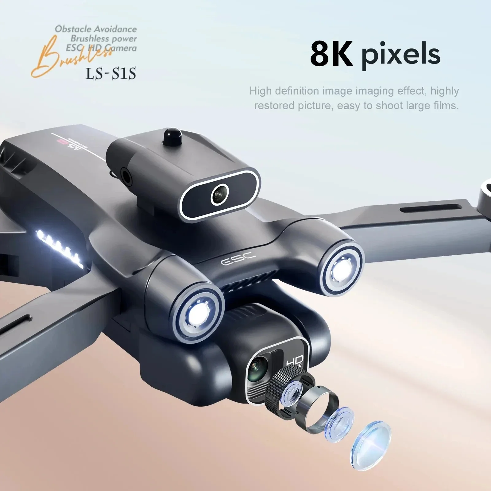 S1S Drone kamera GPS 5G 8K pro - Drone Rc Gps ulasan dan harga