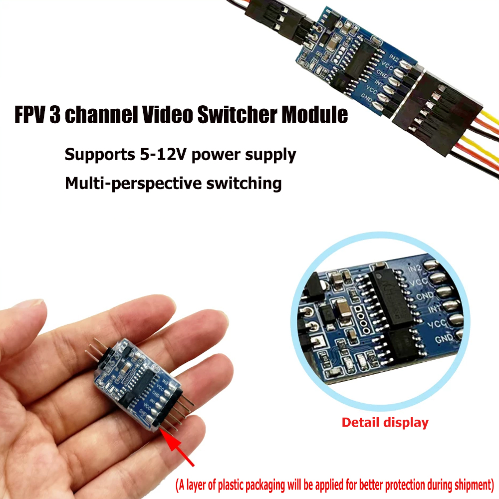 Modul Pengalih Video 3 Saluran - Drone With Rc 2 ulasan dan harga