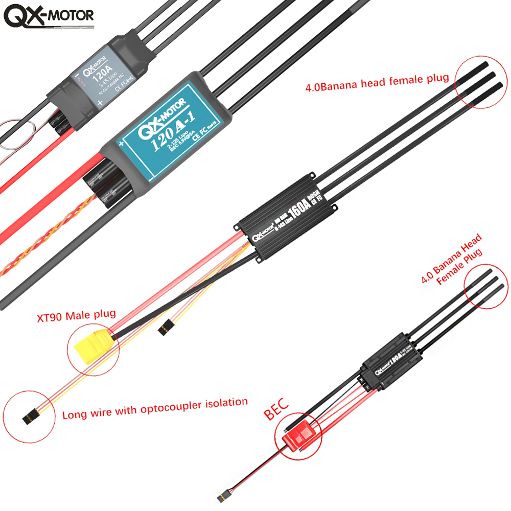 QX-MOTOR Seri ESC Tanpa Sikat  - Drone Rc Y Series ulasan dan harga