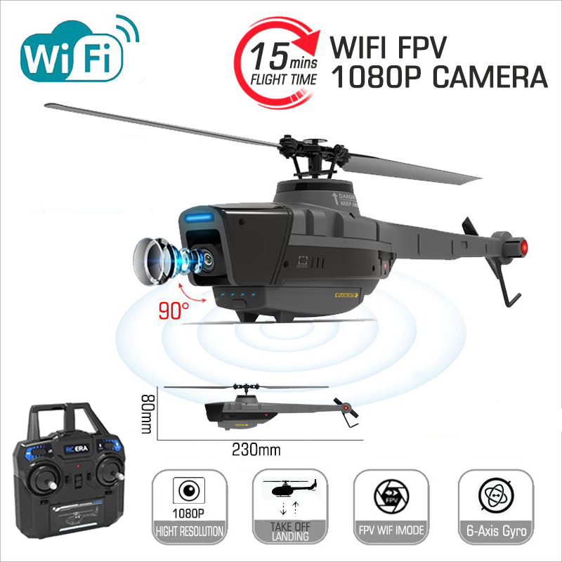 C128 2.4G RC helikopter 4 bali - Drone Vs Rc Helicopter ulasan dan harga
