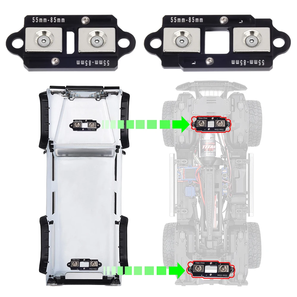 4 Buah 55-85Mm Tiang Badan Mag - Rc Car Body Shell ulasan dan harga