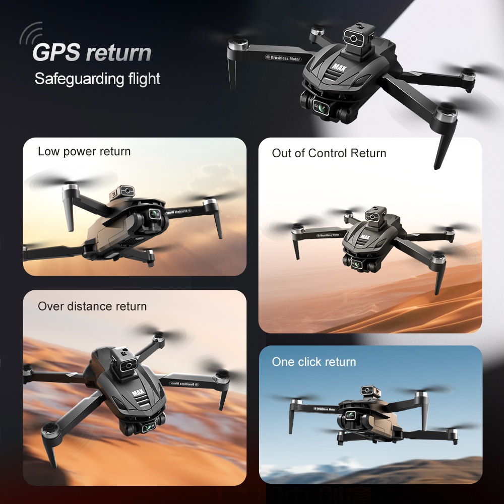 V168 PRO Max GPS Drone 8K Prof - Drone Rc Gps ulasan dan harga