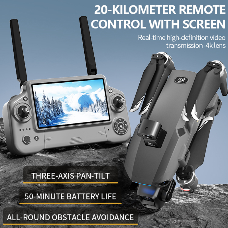 Drone Kamera Ganda 8K Baru 202 - Drone Rc Gps ulasan dan harga