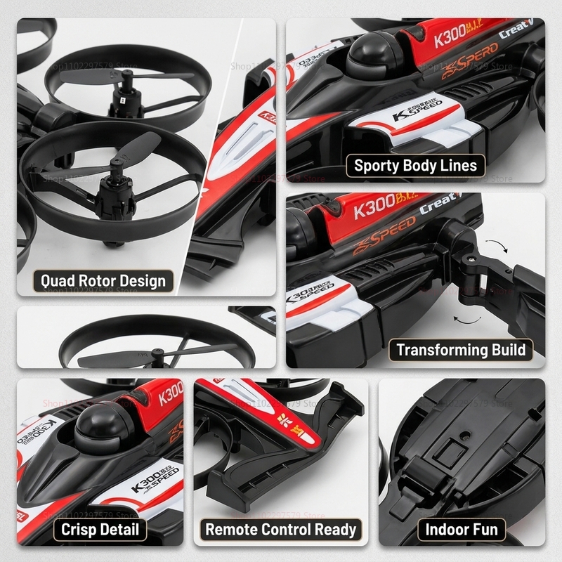 Mobil RC UAV Terbang Drift 2-i - Rc Drone And Flying Car ulasan dan harga