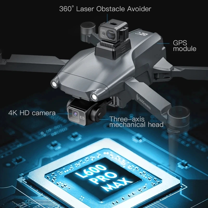 L600 PRO MAX Drone GPS profesi - Drone Rc Gps ulasan dan harga