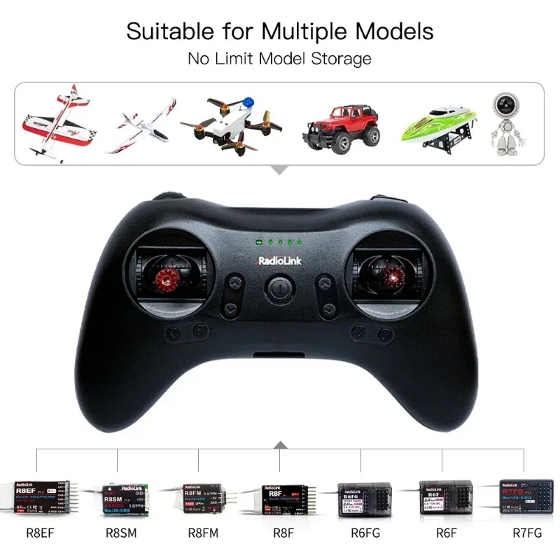 Radiolink T8S 8CH 2.4G RC Tran - Drone Rc Game ulasan dan harga