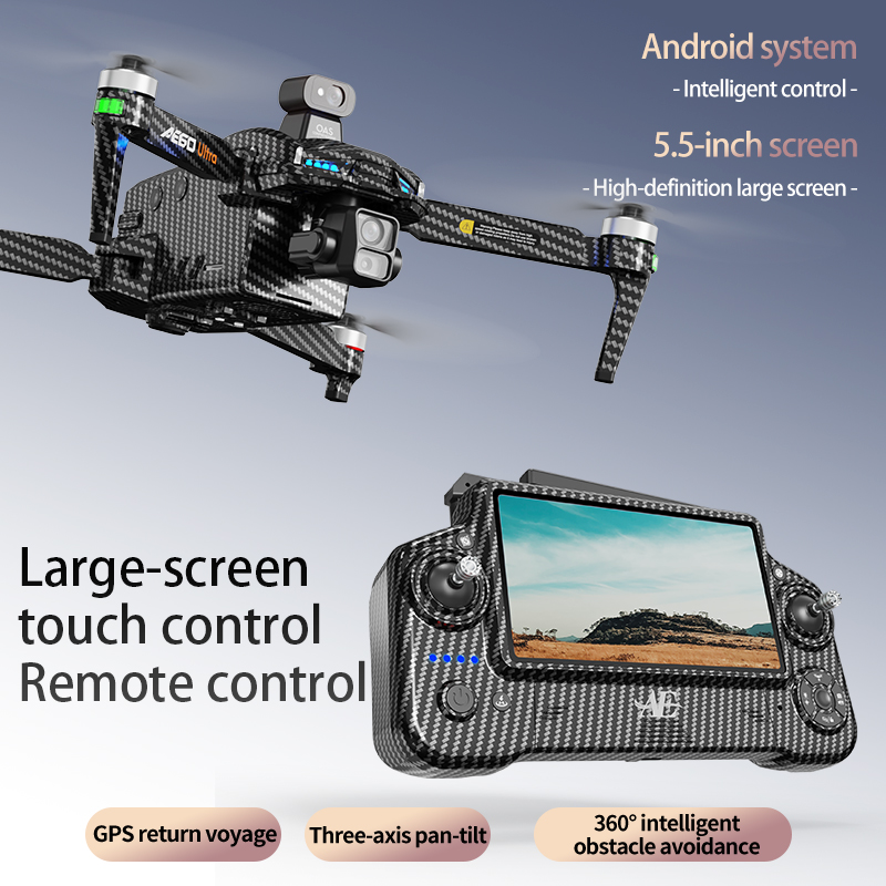 Drone Profesional AE60 GPS Kam - Drone Rc Gps ulasan dan harga
