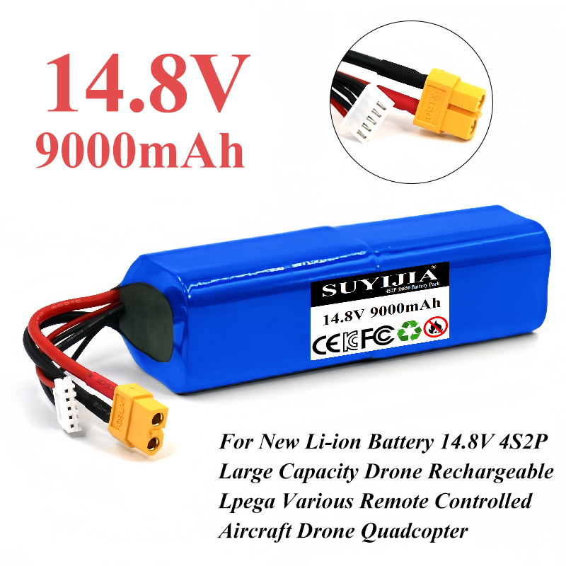 18650 16.8V Li-Ion 14.8V 9AH 4 - Drone Rc Game ulasan dan harga