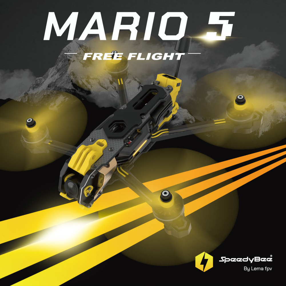SpeedyBee Mario 5 Bingkai 5 In - Micro Fpv Quad ulasan dan harga