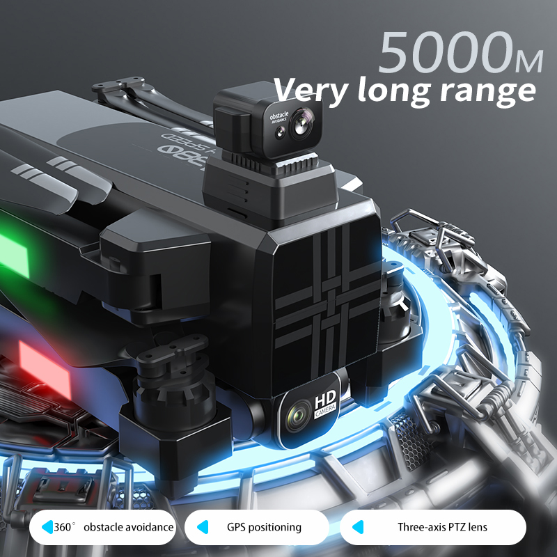 A380 Drone 4K HD tiga sumbu, m - Drone Rc Gps ulasan dan harga