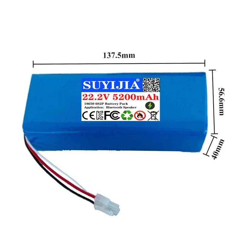 Baterai 18650 Baru 22.2V 5200M - Drone Rc Game ulasan dan harga