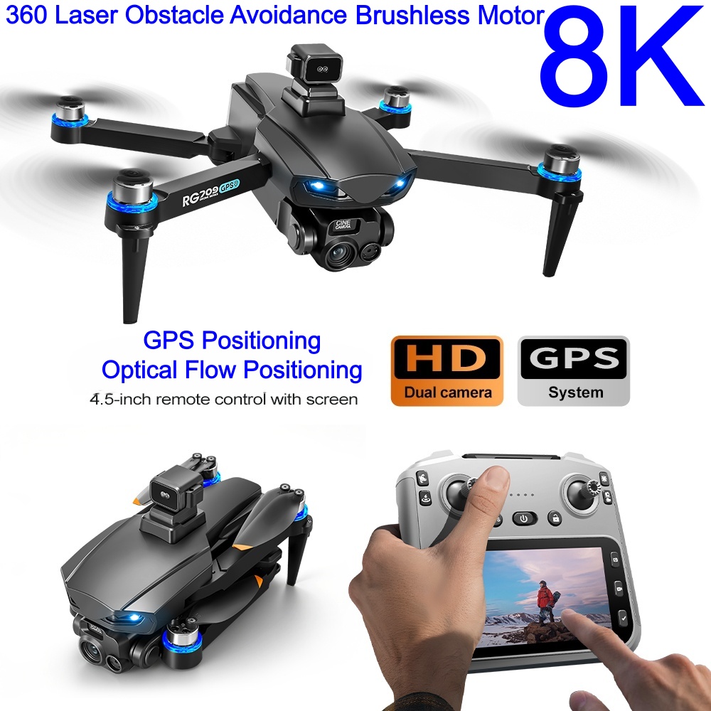 Drone 8K BARU Dengan Kamera HD - Drone Rc Gps ulasan dan harga
