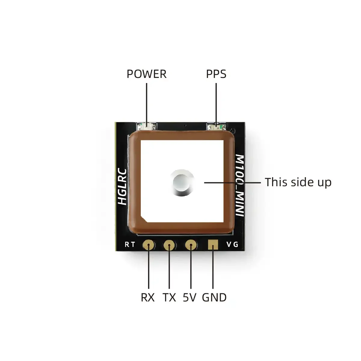 HGLRC M100 Modul GPS Mini Chip - Drone Rc Gps ulasan dan harga