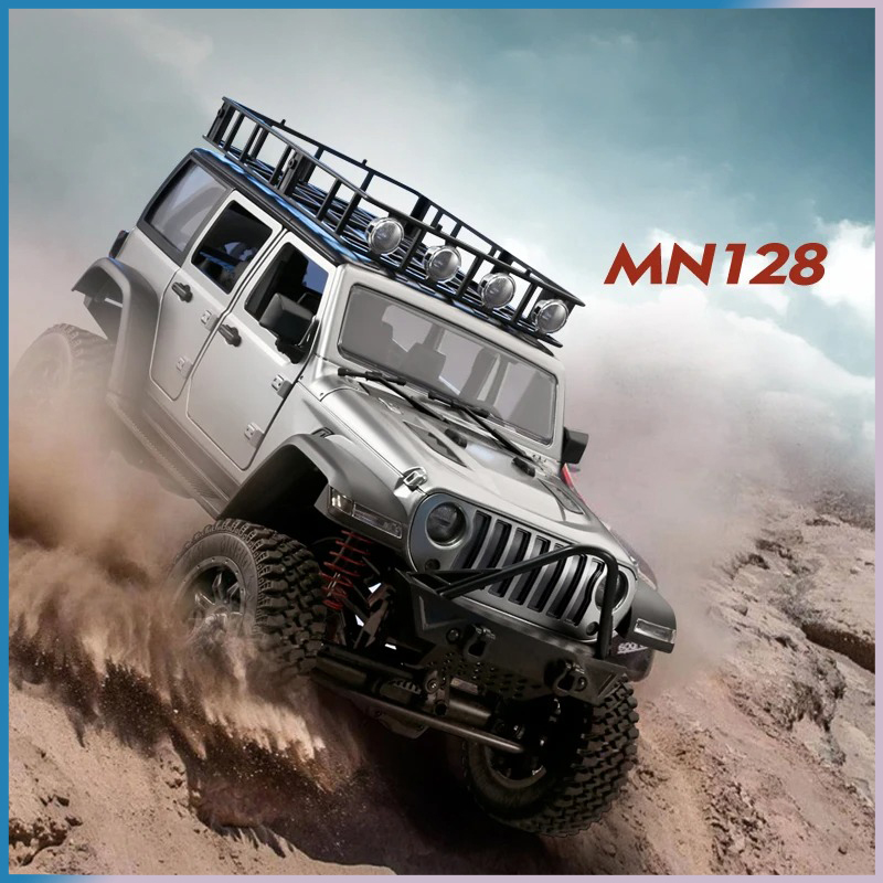 Mobil RC Crawler 4x4 MN128 2.4 - Drone Lidi Rc ulasan dan harga