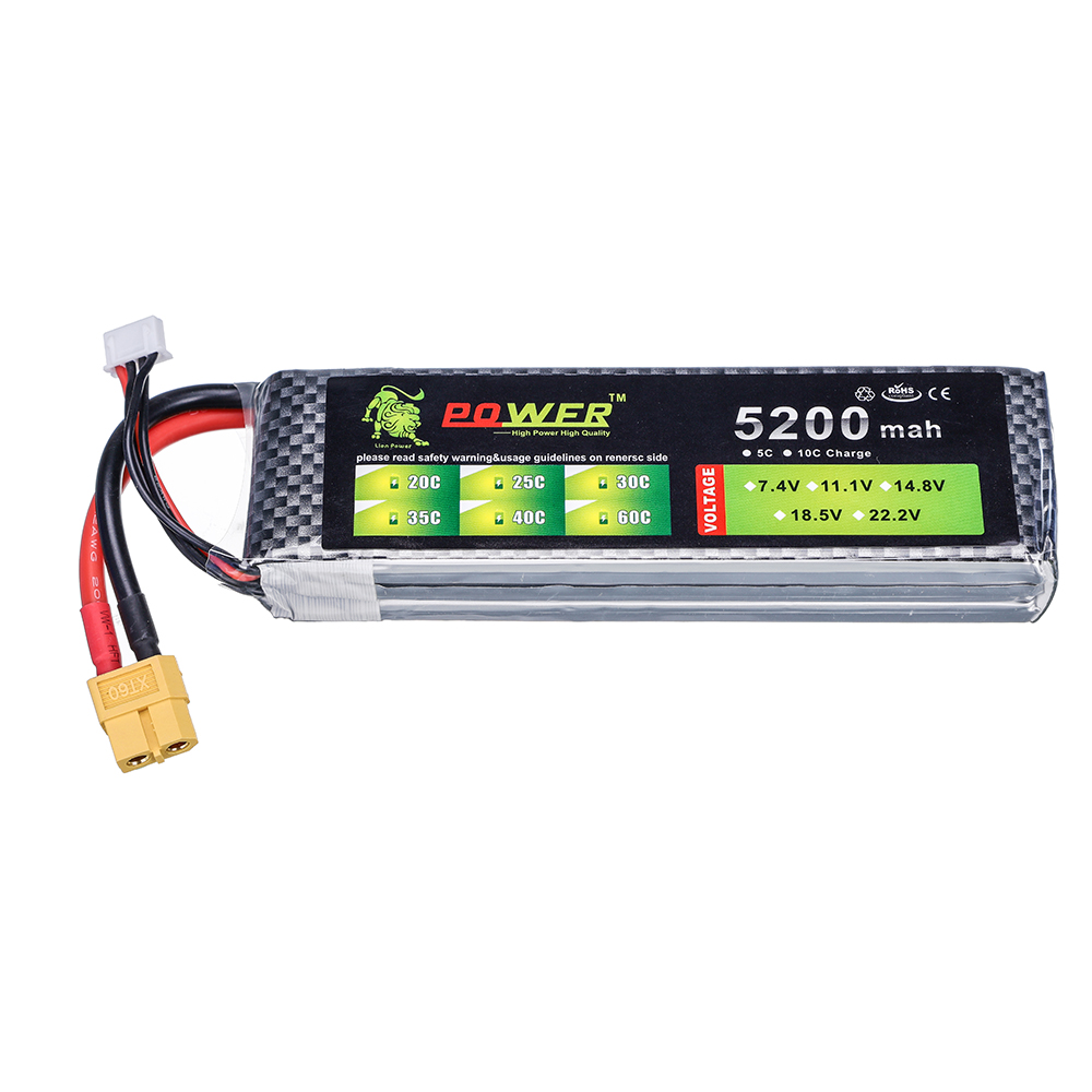 Baterai Lipo 3S 5200mah 11.1V  - Drone Zll Rc ulasan dan harga